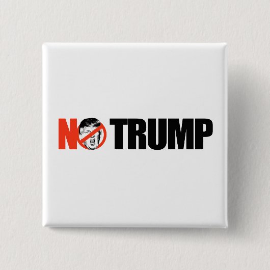 NO TRUMP -.png Vierkante Button 5,1 Cm (Voorkant)