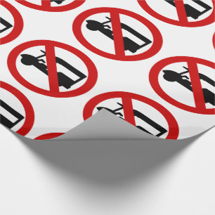 NO Tuk TAXI ⚠ Thai Road Sign ⚠ Cadeaupapier