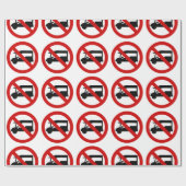 NO Tuk TAXI ⚠ Thai Road Sign ⚠ Cadeaupapier (Vlak)