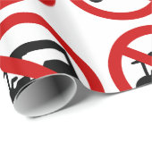 NO Tuk TAXI ⚠ Thai Road Sign ⚠ Cadeaupapier (Rol Hoek)