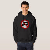 NO Tuk TAXI ⚠ Thai Road Sign ⚠ Hoodie (Voorkant volledig)
