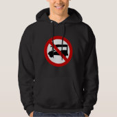 NO Tuk TAXI ⚠ Thai Road Sign ⚠ Hoodie (Voorkant)
