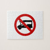 NO Tuk TAXI ⚠ Thai Road Sign ⚠ Legpuzzel (Horizontaal)