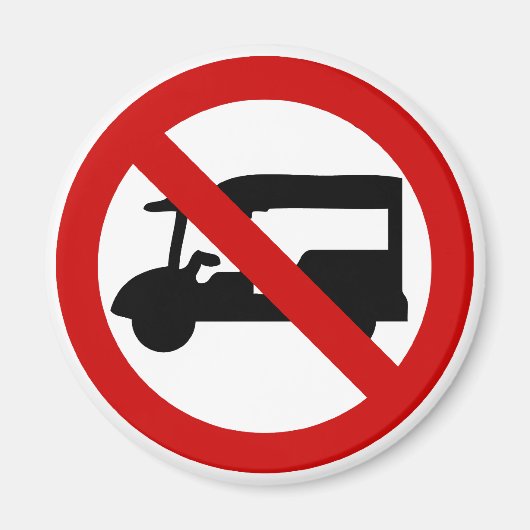 NO Tuk TAXI ⚠ Thai Road Sign ⚠ Magneet (Voorkant)