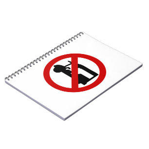 NO Tuk TAXI ⚠ Thai Road Sign ⚠ Notitieboek