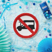 NO Tuk TAXI ⚠ Thai Road Sign ⚠ Papieren Bordje (Feest)