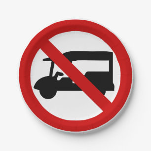 NO Tuk TAXI ⚠ Thai Road Sign ⚠ Papieren Bordje
