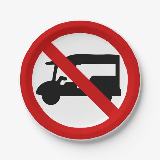 NO Tuk TAXI ⚠ Thai Road Sign ⚠ Papieren Bordje (Voorkant)