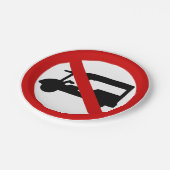 NO Tuk TAXI ⚠ Thai Road Sign ⚠ Papieren Bordje (Gekanteld)