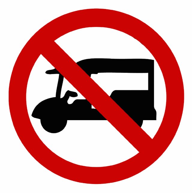 NO Tuk TAXI ⚠ Thai Road Sign ⚠ Staand Fotobeeldje (Voorkant)