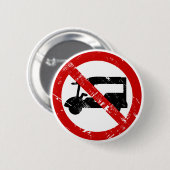 NO Tuk-Tuk TAXI  ⚠ Thai Road Sign ⚠ Ronde Button 5,7 Cm (Voorkant /achterkant)