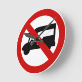 NO Tuk-Tuk TAXI ⚠ Thai Road Sign ⚠ Ronde Klok (Hoek)