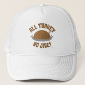 No Turkey All Jive Thanksgiving Fun Motto Trucker Pet (Voorkant)