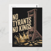 No Tyrants No Kings Briefkaart (Voorkant / Achterkant)