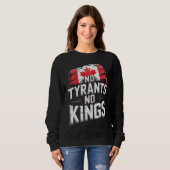 No Tyrants No Kings Canada Freedom Protest Trui (Voorkant volledig)