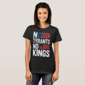 No Tyrants No Kings Freedom Patriot Protest T-shirt (Voorkant volledig)