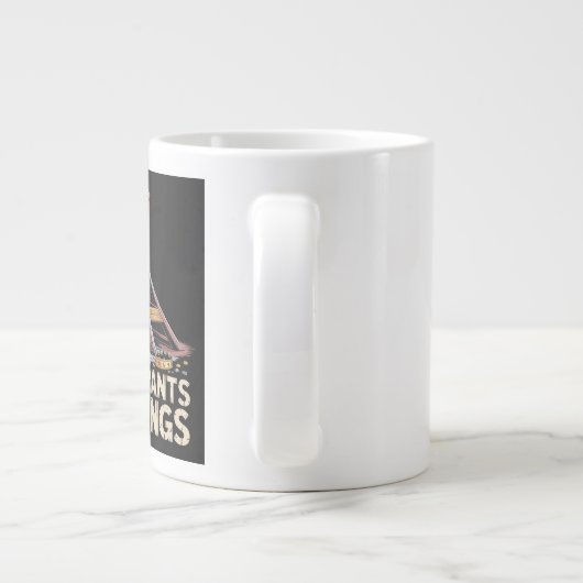 No Tyrants No Kings Grote Koffiekop (Achterkant)