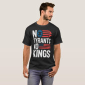 No Tyrants No Kings / Hands Off Protest T-shirt (Voorkant volledig)