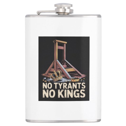 No Tyrants No Kings Heupfles (Voorkant)