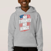 No Tyrants No Kings Patriotic Freedom Activism Tee (Voorkant)