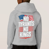 No Tyrants No Kings Patriotic Freedom Activism Tee (Achterkant)