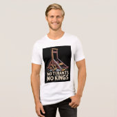 No Tyrants No Kings Tri-Blend Shirt (Voorkant volledig)