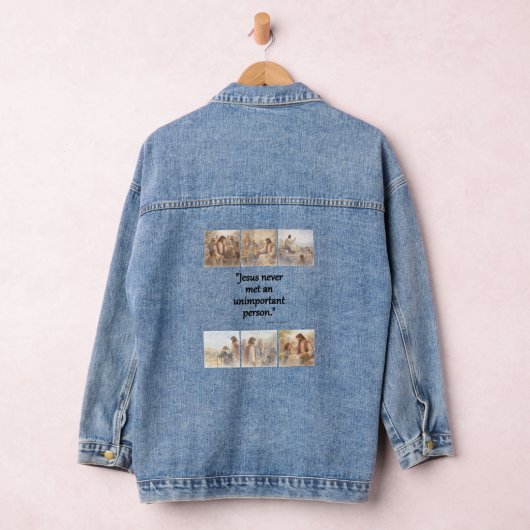 No unimportant person denim jacket (Hangar)