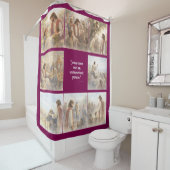 No unimportant person douchegordijn (In situ)