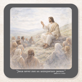 No unimportant person kartonnen onderzetters