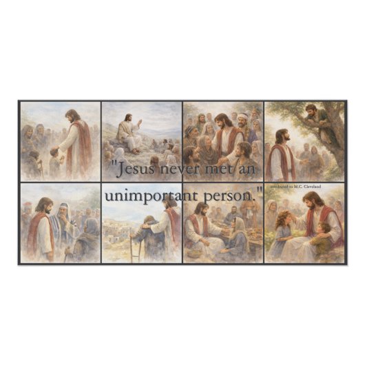 No unimportant person perfect poster (Voorkant)