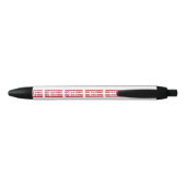 No Vaping Red Ink Stamp Zwarte Inkt Pen (Achterkant)