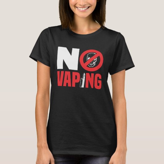 No Vaping T-shirt (Voorkant)