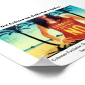 No Viajes a Cuba! Poster (Hoek)