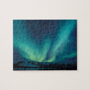 NO, VS, Alaska, Brooks Range, Gordijnen van groen Legpuzzel