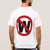 NO W T-SHIRT (Achterkant)