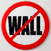 "NO WALL" 6-inch Ronde Button 6,0 Cm (Voorkant)