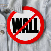 "NO WALL" 6-inch Ronde Button 6,0 Cm (In situ)