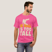 No Wall Is Too Tall Traceur Parkour T-shirt (Voorkant volledig)