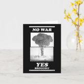 No War Ja Broccoli Kaart (Gele Bloem)