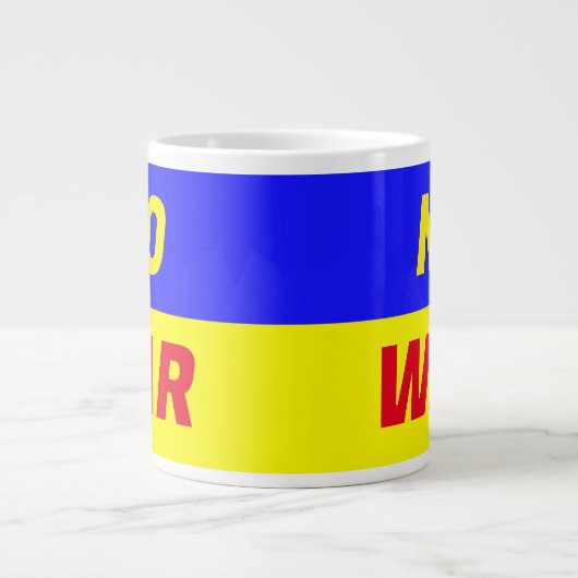 NO WAR Jumbo Mok (Voorkant)