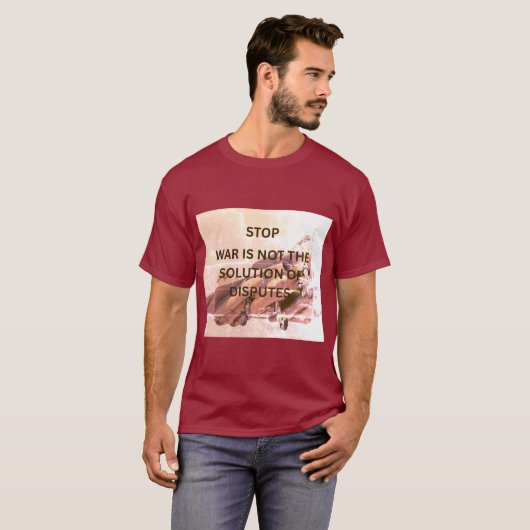 NO WAR T-SHIRT (Voorkant volledig)