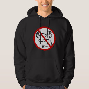 NO Water Buffalo ⚠ Funny Asian Thai Sign ⚠ Hoodie