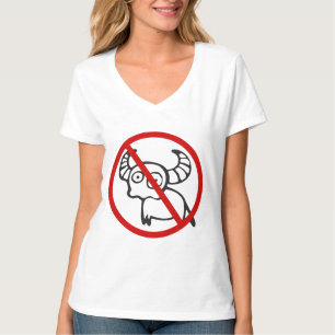 NO Water Buffalo ⚠ Funny Asian Thai Sign ⚠ T-shirt