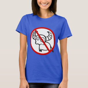 NO Water Buffalo ⚠ Funny Asian Thai Sign ⚠ T-shirt