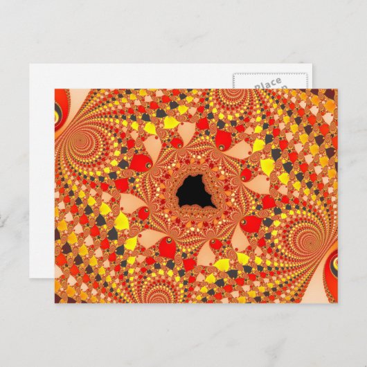 No Way - Fractal Briefkaart (Voorkant / Achterkant)