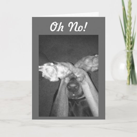 NO WAY-IMPOSSIBLE-"50ste" HUMOR Kaart (Voorkant)