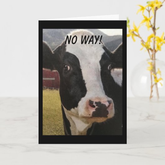 no WAY or no HAY - YOU ARE TURNING 21 CONGRATS Kaart (Gele Bloem)