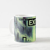 ☕ "No Way Out" Weirdcore Mok ☕ (Voorkant links)