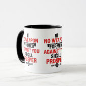 “No Weapon” – Isaiah 54:17 Mok (Voorkant links)