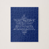 No Weapon Star of David Blue Legpuzzel (Verticaal)